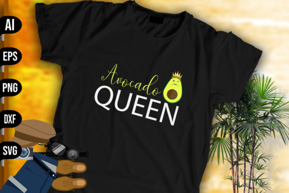 Avocado Queen Funny Graphics and Print Templates Review