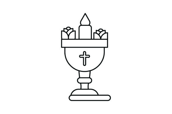 Easter Flat Illustration Candle Funny Review