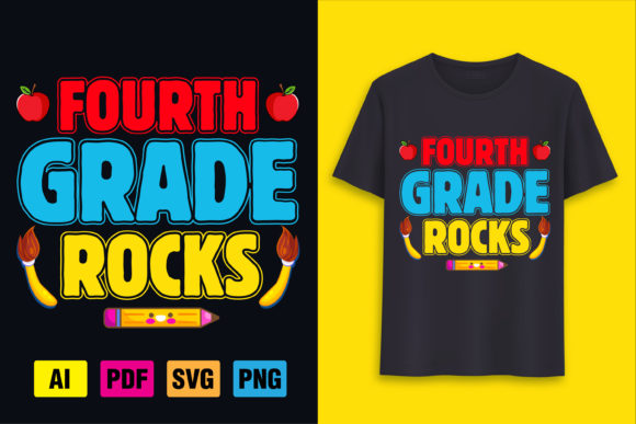 Fourth Grade Rocks: A Graphic Design Asset Review