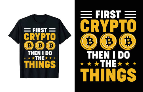 Funny Crypto Bitcoin T-Shirt Design: Graphics for Bold Branding