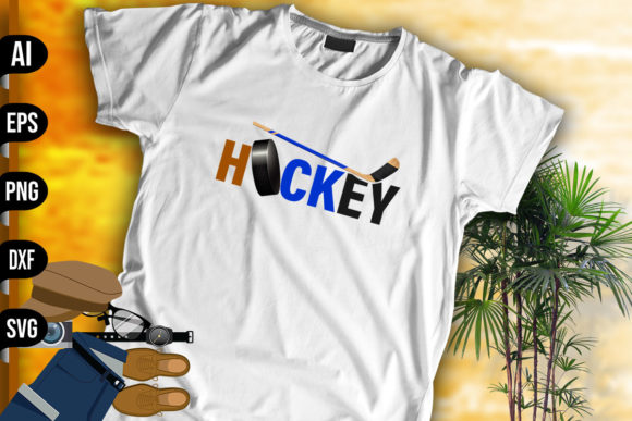 Funny Hockey Design Graphics and Print Templates Review