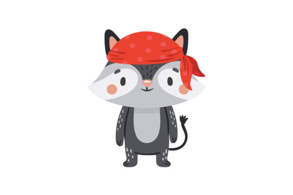 Funny Pirate Animals Flat Graphics and Illustrations Review