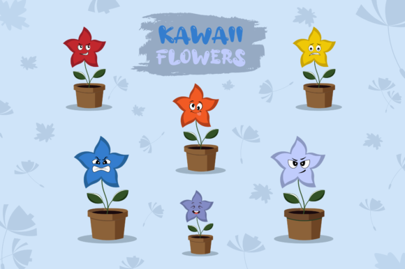 Kawaii Plant Funny Graphics and Illustrations Review
