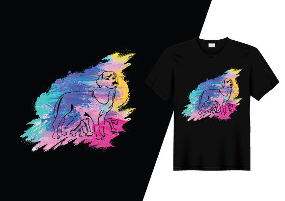 Labrador Retriever T-shirt Design: A Graphic Designer's Review
