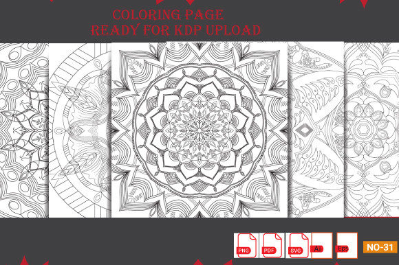 Mandala Tree Coloring Page SVG Bundle: Graphics and Coloring Pages Amp Review