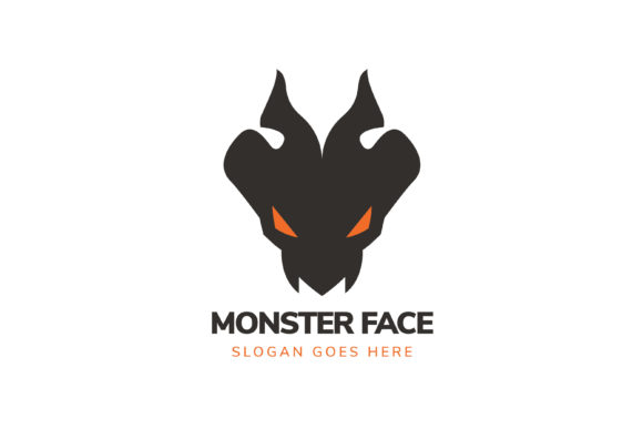 Monster Face Ant Logo Graphics for Handmade Creators