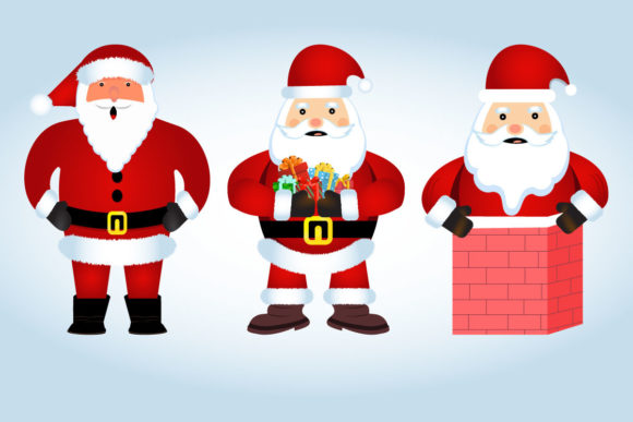 Santa Claus Vector Design Collection: Premium Graphics for Seasonal Campaigns
